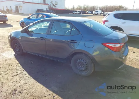 2016 Toyota Corolla Le z USA, uszkodzony, nr VIN 2T1BURHEXGC487516